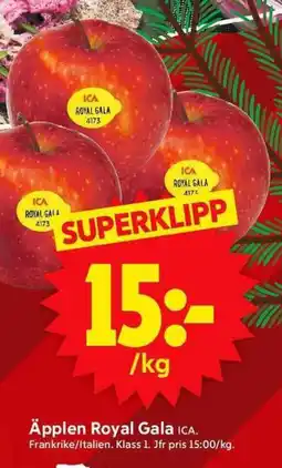 ICA Supermarket ICA Äpplen Royal Gala erbjuda