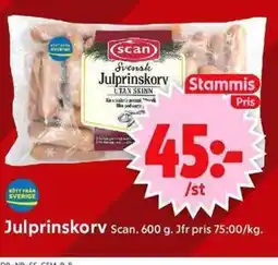 ICA Supermarket Scan Julprinskorv erbjuda