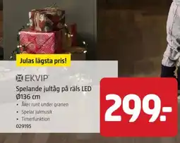 Jula Spelande jultåg på räls LED erbjuda
