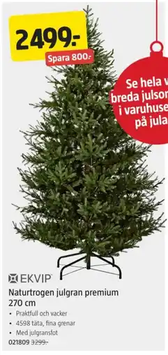 Jula Naturtrogen julgran premium erbjuda