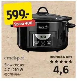 Jula Slow cooker 4.7 l 210 W erbjuda