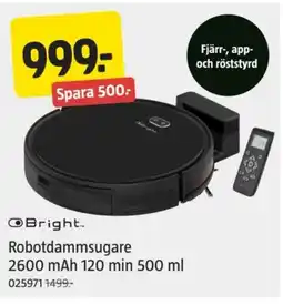 Jula Robotdammsugare 2600 mAh 120 min 500 ml erbjuda