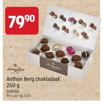 Jula Anthon Berg chokladask erbjuda
