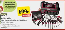 Jula Verktygsväska med verktyg 87 delar erbjuda