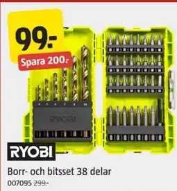 Jula Borr- och bitsset 38 delar erbjuda