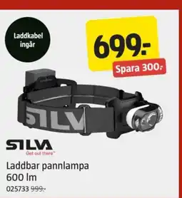 Jula Laddbar pannlampa 600 Im erbjuda