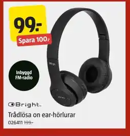 Jula Trådlösa on ear-hörlurar erbjuda