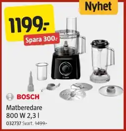 Jula BOSCH Matberedare 800 W 2,3 l erbjuda