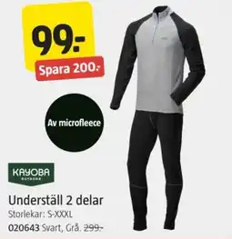 Jula Underställ 2 delar erbjuda