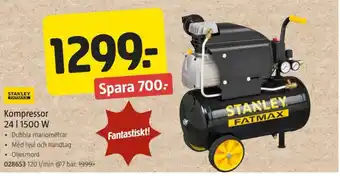Jula Kompressor 24 l 1500 W erbjuda