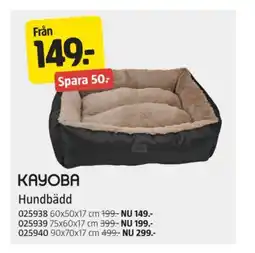 Jula KAYOBA Hundbädd erbjuda