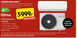 Jula Luftvärmepump 4,38 kW erbjuda