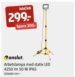 Jula Arbetslampa med stativ LED 4250 Im 50 W IP65 erbjuda