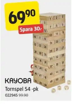 Jula KAYOBA Tornspel erbjuda