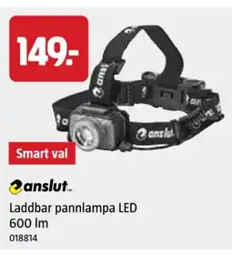 Jula Laddbar pannlampa LED 600 Im erbjuda