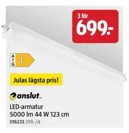 Jula LED-armatur 5000 Im 44 W erbjuda