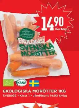 Willys EKOLGOGISKA MORÖTTER 1KG erbjuda