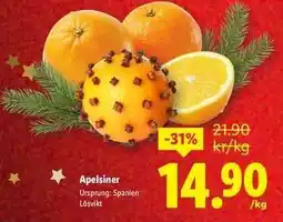 Lidl Apelsiner erbjuda