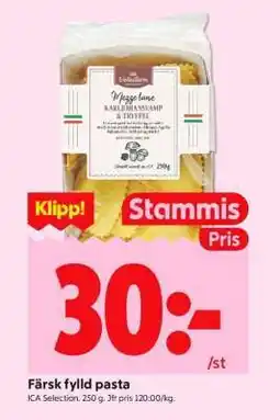 ICA Supermarket Färsk fylld pasta erbjuda