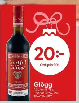 DollarStore Glögg erbjuda