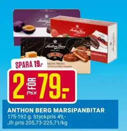 ÖoB Anthon Berg Marsipanbitar erbjuda