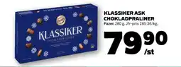 Coop Klassiker ask chokladpraliner erbjuda