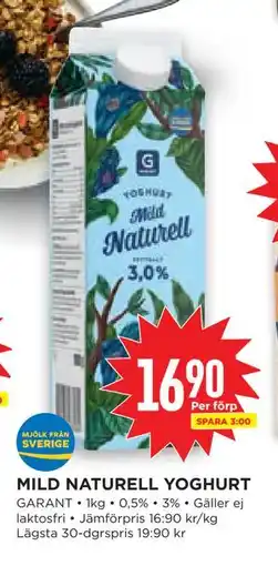 Willys Hemma MILD NATURELL YOGHURT erbjuda