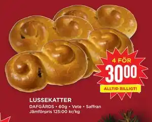 Willys Hemma LUSSEKATTER erbjuda