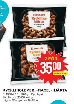 Willys KYCKLINGLEVER, -MAGE, -HJÄRTA erbjuda