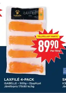 Willys LAXFILÉ 4-PACK erbjuda