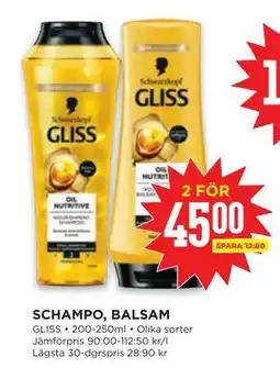 Willys SCHAMPO, BALSAM erbjuda