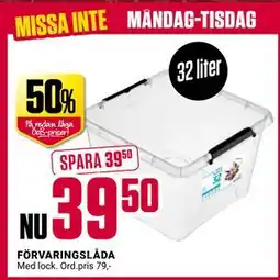 ÖoB FÖRVARINGSLÅDA erbjuda