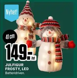 ÖoB JULFIGUR FROSTY, LED erbjuda