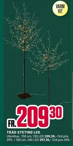 ÖoB TRÄD STETIND LED erbjuda