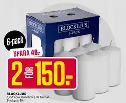 ÖoB BLOCKLJUS erbjuda