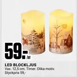 ÖoB LED BLOCKLJUS erbjuda