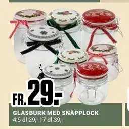 ÖoB GLASBURK MED SNÄPPLOCK erbjuda