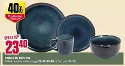 ÖoB PORSLIN RUSTIK erbjuda
