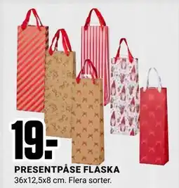 ÖoB PRESENTPÅSE FLASKA erbjuda
