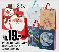ÖoB PRESENTPÅSE BARN erbjuda