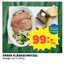 Coop Daglivs FÄRSK FLÄSKSCHNITZEL erbjuda