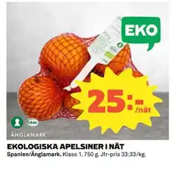 Coop Daglivs EKOLOGISKA APELSINER I NÄT erbjuda