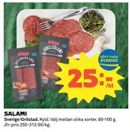 Coop Daglivs SALAMI erbjuda