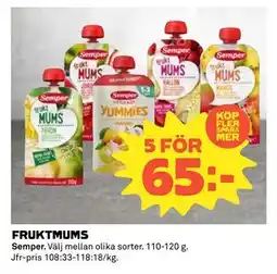 Coop Daglivs FRUKTMUMS erbjuda