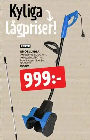 Jem&Fix SNÖSLUNGA erbjuda