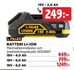 Jem&Fix BATTERI LI-ION erbjuda