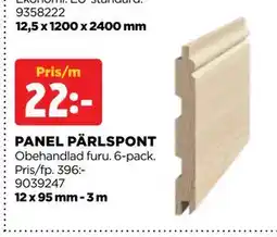 Jem&Fix PANEL PÄRLSPONT erbjuda