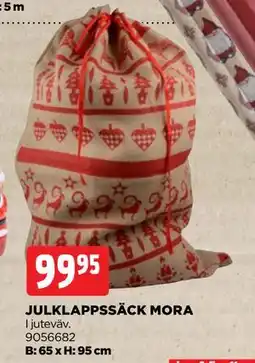Jem&Fix JULKLAPPSSÄCK MORA erbjuda