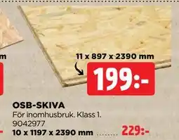 Jem&Fix OSB-SKIVA erbjuda
