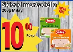 Supergrossen Skivad mortadella erbjuda